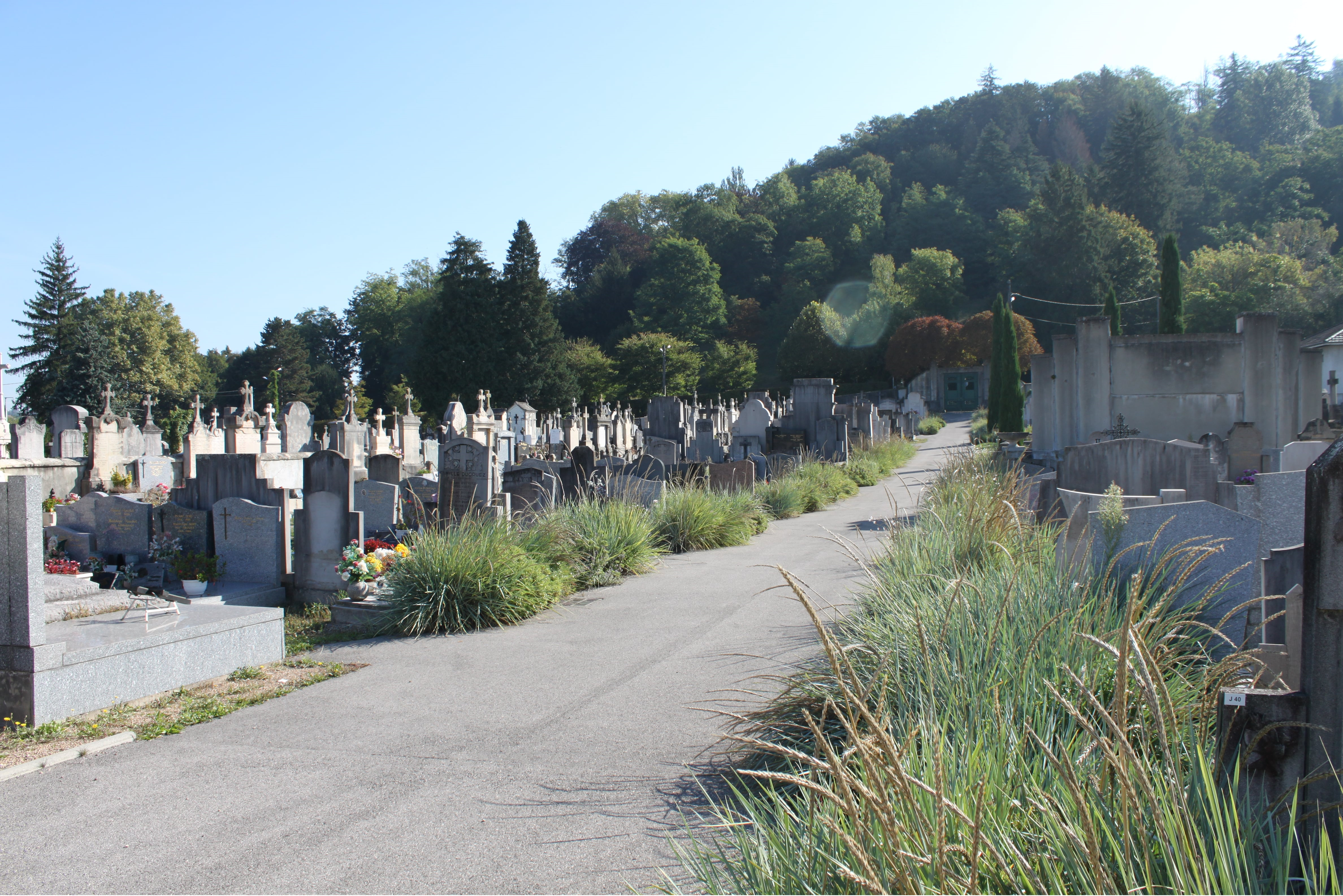 Les travaux dans les cimetières